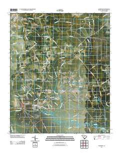 Hammond South Carolina Historical topographic map, 1:24000 scale, 7.5 X 7.5 Minute, Year 2011