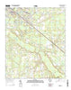 Hampton South Carolina Current topographic map, 1:24000 scale, 7.5 X 7.5 Minute, Year 2014