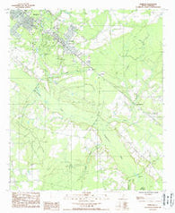 Hampton South Carolina Historical topographic map, 1:24000 scale, 7.5 X 7.5 Minute, Year 1988