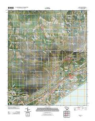 Hand South Carolina Historical topographic map, 1:24000 scale, 7.5 X 7.5 Minute, Year 2011