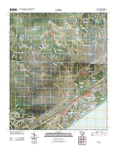Hand South Carolina Historical topographic map, 1:24000 scale, 7.5 X 7.5 Minute, Year 2011