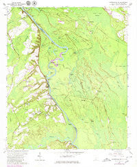 Hardeeville NW South Carolina Historical topographic map, 1:24000 scale, 7.5 X 7.5 Minute, Year 1962