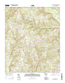 Harleys Millpond South Carolina Current topographic map, 1:24000 scale, 7.5 X 7.5 Minute, Year 2014