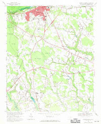 Hartsville South South Carolina Historical topographic map, 1:24000 scale, 7.5 X 7.5 Minute, Year 1968