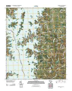 Hartwell NE South Carolina Historical topographic map, 1:24000 scale, 7.5 X 7.5 Minute, Year 2011
