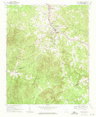 Heath Springs South Carolina Historical topographic map, 1:24000 scale, 7.5 X 7.5 Minute, Year 1968