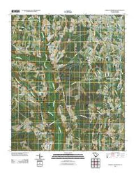 Hebron Crossroads South Carolina Historical topographic map, 1:24000 scale, 7.5 X 7.5 Minute, Year 2011