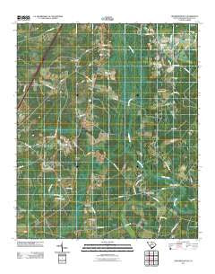 Hendersonville South Carolina Historical topographic map, 1:24000 scale, 7.5 X 7.5 Minute, Year 2011