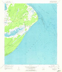 Hilton Head South Carolina Historical topographic map, 1:24000 scale, 7.5 X 7.5 Minute, Year 1956