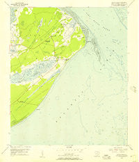 Hilton Head South Carolina Historical topographic map, 1:24000 scale, 7.5 X 7.5 Minute, Year 1956
