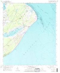 Hilton Head South Carolina Historical topographic map, 1:24000 scale, 7.5 X 7.5 Minute, Year 1956