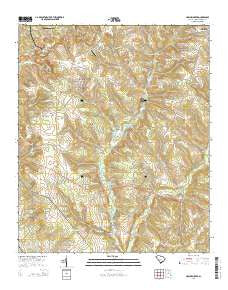 Hollow Creek South Carolina Current topographic map, 1:24000 scale, 7.5 X 7.5 Minute, Year 2014