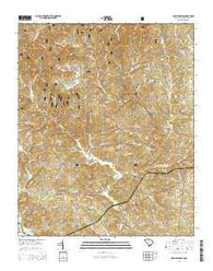 Holly Springs South Carolina Current topographic map, 1:24000 scale, 7.5 X 7.5 Minute, Year 2014