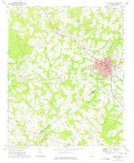 Honea Path South Carolina Historical topographic map, 1:24000 scale, 7.5 X 7.5 Minute, Year 1970