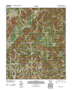 Hornsboro South Carolina Historical topographic map, 1:24000 scale, 7.5 X 7.5 Minute, Year 2011
