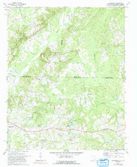 Hornsboro South Carolina Historical topographic map, 1:24000 scale, 7.5 X 7.5 Minute, Year 1971