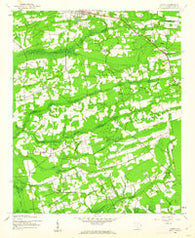 Horry South Carolina Historical topographic map, 1:24000 scale, 7.5 X 7.5 Minute, Year 1943