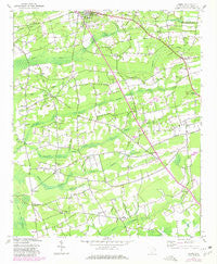 Horry South Carolina Historical topographic map, 1:24000 scale, 7.5 X 7.5 Minute, Year 1943