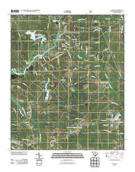 Huger South Carolina Historical topographic map, 1:24000 scale, 7.5 X 7.5 Minute, Year 2011