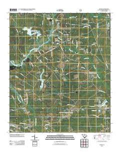 Huger South Carolina Historical topographic map, 1:24000 scale, 7.5 X 7.5 Minute, Year 2011