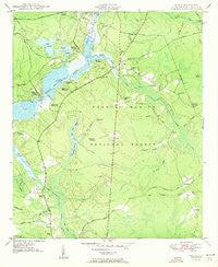 Huger South Carolina Historical topographic map, 1:24000 scale, 7.5 X 7.5 Minute, Year 1950