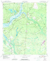 Huger South Carolina Historical topographic map, 1:24000 scale, 7.5 X 7.5 Minute, Year 1950