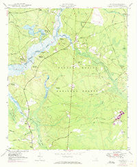 Huger South Carolina Historical topographic map, 1:24000 scale, 7.5 X 7.5 Minute, Year 1950