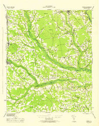 Hyman South Carolina Historical topographic map, 1:62500 scale, 15 X 15 Minute, Year 1946