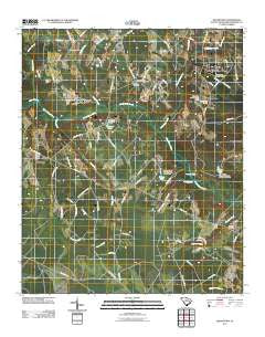 Indiantown South Carolina Historical topographic map, 1:24000 scale, 7.5 X 7.5 Minute, Year 2011