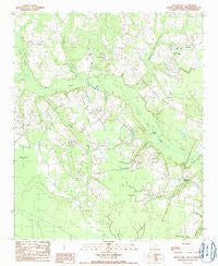 Indiantown South Carolina Historical topographic map, 1:24000 scale, 7.5 X 7.5 Minute, Year 1990