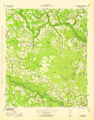 Indiantown South Carolina Historical topographic map, 1:62500 scale, 15 X 15 Minute, Year 1946