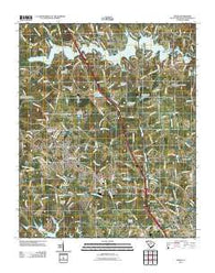 Inman South Carolina Historical topographic map, 1:24000 scale, 7.5 X 7.5 Minute, Year 2011