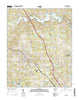 Inman South Carolina Current topographic map, 1:24000 scale, 7.5 X 7.5 Minute, Year 2014