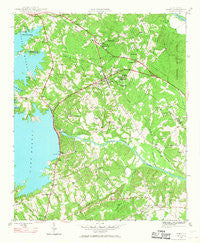 Irmo South Carolina Historical topographic map, 1:24000 scale, 7.5 X 7.5 Minute, Year 1946