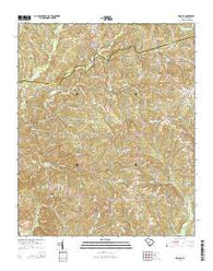 Irmo NE South Carolina Current topographic map, 1:24000 scale, 7.5 X 7.5 Minute, Year 2014