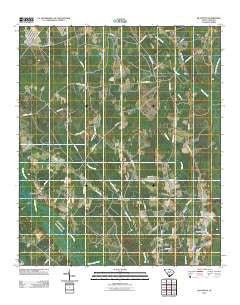 Islandton South Carolina Historical topographic map, 1:24000 scale, 7.5 X 7.5 Minute, Year 2011