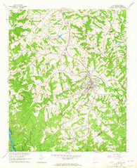 Iva South Carolina Historical topographic map, 1:24000 scale, 7.5 X 7.5 Minute, Year 1964