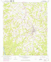 Iva South Carolina Historical topographic map, 1:24000 scale, 7.5 X 7.5 Minute, Year 1964