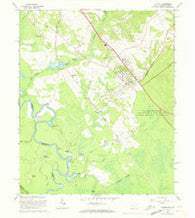 Jackson South Carolina Historical topographic map, 1:24000 scale, 7.5 X 7.5 Minute, Year 1965