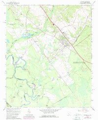 Jackson South Carolina Historical topographic map, 1:24000 scale, 7.5 X 7.5 Minute, Year 1965