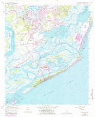 James Island South Carolina Historical topographic map, 1:24000 scale, 7.5 X 7.5 Minute, Year 1959