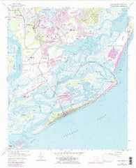 James Island South Carolina Historical topographic map, 1:24000 scale, 7.5 X 7.5 Minute, Year 1959