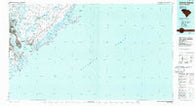 James Island South Carolina Historical topographic map, 1:100000 scale, 30 X 60 Minute, Year 1986