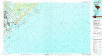 James Island South Carolina Historical topographic map, 1:100000 scale, 30 X 60 Minute, Year 1990