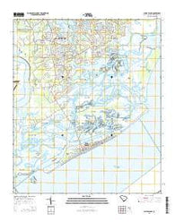 James Island South Carolina Current topographic map, 1:24000 scale, 7.5 X 7.5 Minute, Year 2014
