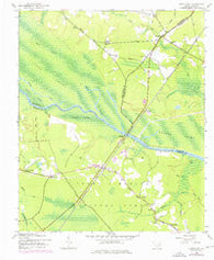 Jamestown South Carolina Historical topographic map, 1:24000 scale, 7.5 X 7.5 Minute, Year 1943