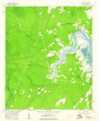 Jasper South Carolina Historical topographic map, 1:24000 scale, 7.5 X 7.5 Minute, Year 1958