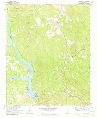 Jenkinsville South Carolina Historical topographic map, 1:24000 scale, 7.5 X 7.5 Minute, Year 1969