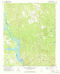 Jenkinsville South Carolina Historical topographic map, 1:24000 scale, 7.5 X 7.5 Minute, Year 1969