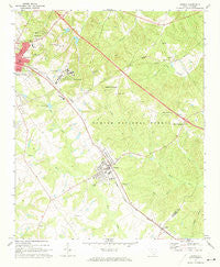 Joanna South Carolina Historical topographic map, 1:24000 scale, 7.5 X 7.5 Minute, Year 1971